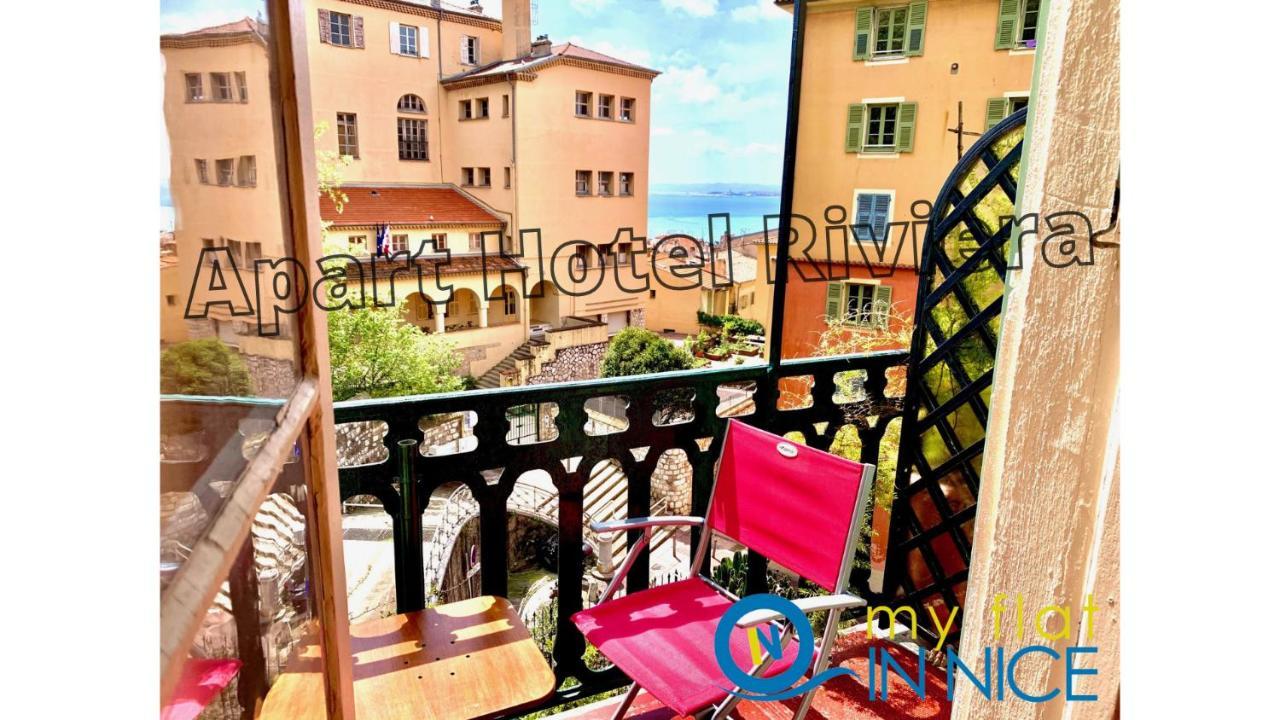 Aparthotel Riviera - Balcon Honore 1 - Old Town - 5 Mn Promenade Des Anglais Et Plage - Charme Absolu - Appartement 2 Pieces Avec Balcon Ac - Vue Mer Et Ville Nice Eksteriør bilde